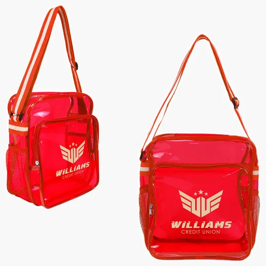 Ariel Diamond Clear TPU Messenger Bag — view 3