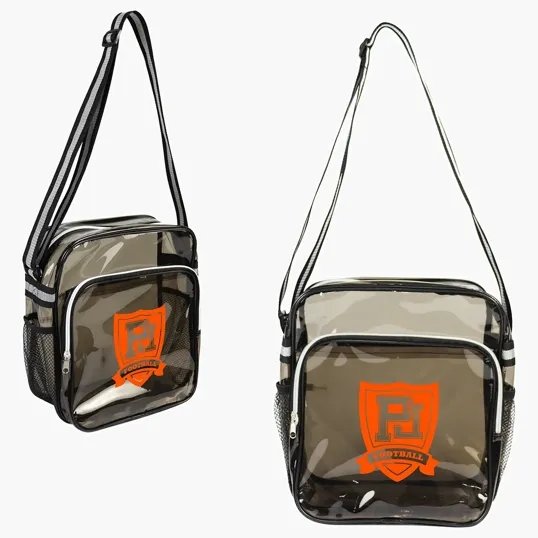 Ariel Diamond Clear TPU Messenger Bag — view 4