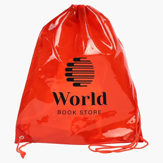 Ariel Diamond Clear TPU Drawstring Bag — view 4