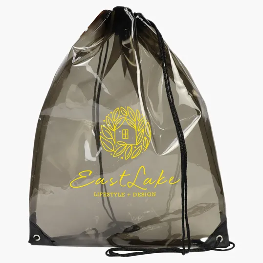 Ariel Diamond Clear TPU Drawstring Bag — view 5