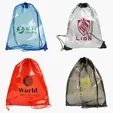 Ariel Diamond Clear TPU Drawstring Bag