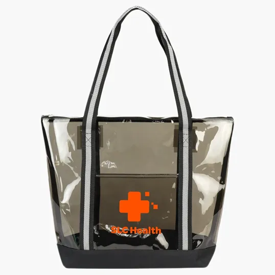 Diamond Clear TPU Zippered Tote — view 4