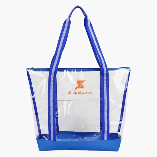 Diamond Clear TPU Zippered Tote — view 5