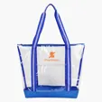 Diamond Clear TPU Zippered Tote — view 5