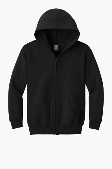 Gildan Youth Heavy Blend Full-Zip Hooded Sweatshirt — view 2