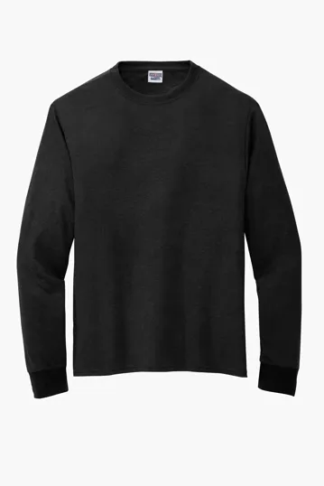 Jerzees Dri-Power 100% Polyester Long Sleeve T-Shirt — view 2