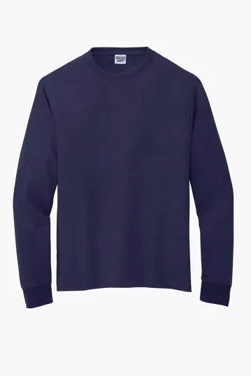 Jerzees Dri-Power 100% Polyester Long Sleeve T-Shirt — view 3