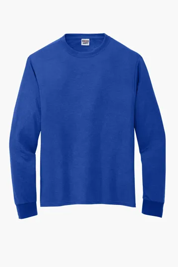 Jerzees Dri-Power 100% Polyester Long Sleeve T-Shirt — view 4