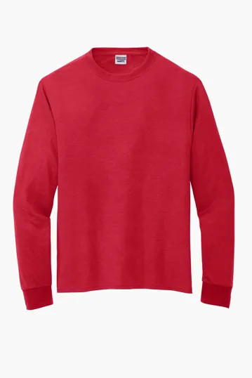 Jerzees Dri-Power 100% Polyester Long Sleeve T-Shirt — view 6