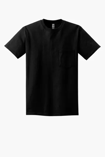 Gildan Ultra Cotton 100% US Cotton T-Shirt with Pocket — view 3