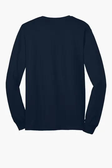 Gildan Ultra Cotton Long Sleeve T-Shirt with Pocket — view 9