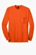 Gildan Ultra Cotton Long Sleeve T-Shirt with Pocket — view 4