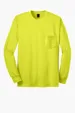 Gildan Ultra Cotton Long Sleeve T-Shirt with Pocket — view 5
