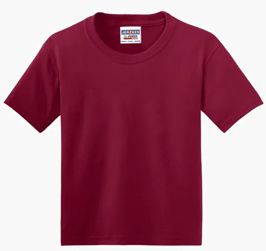 Jerzees Youth Dri-Power 50/50 Cotton/Poly T-Shirt — view 3