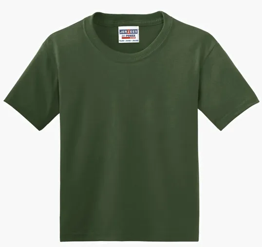 Jerzees Youth Dri-Power 50/50 Cotton/Poly T-Shirt — view 5
