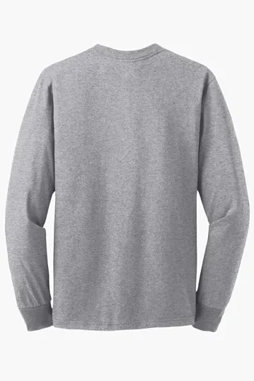 Jerzees Dri-Power Long Sleeve T-Shirt, 50/50 Cotton/Poly — view 13