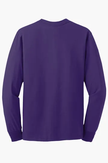 Jerzees Dri-Power Long Sleeve T-Shirt, 50/50 Cotton/Poly — view 17