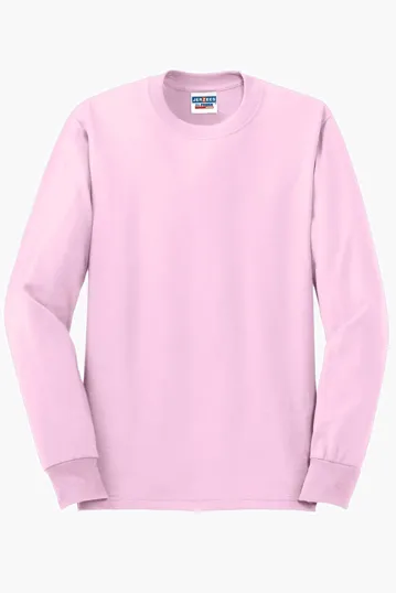 Jerzees Dri-Power Long Sleeve T-Shirt, 50/50 Cotton/Poly — view 4
