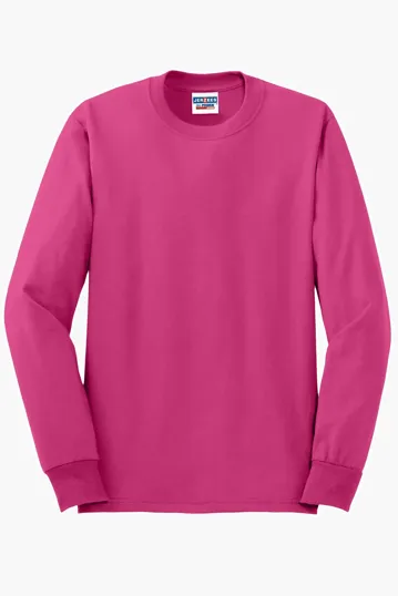 Jerzees Dri-Power Long Sleeve T-Shirt, 50/50 Cotton/Poly — view 5