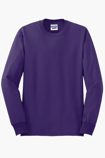 Jerzees Dri-Power Long Sleeve T-Shirt, 50/50 Cotton/Poly — view 6