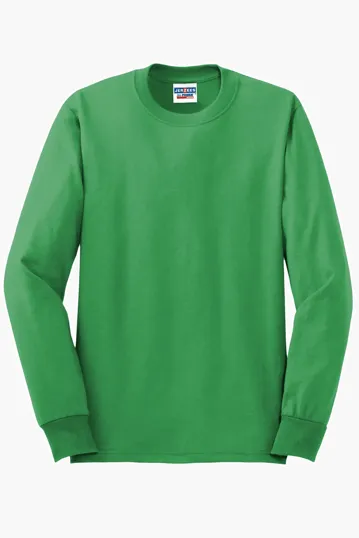 Jerzees Dri-Power Long Sleeve T-Shirt, 50/50 Cotton/Poly — view 7