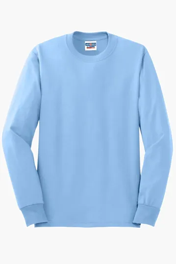 Jerzees Dri-Power Long Sleeve T-Shirt, 50/50 Cotton/Poly — view 9