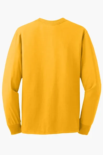 Jerzees Dri-Power Long Sleeve T-Shirt, 50/50 Cotton/Poly — view 48