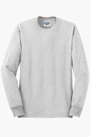 Jerzees Dri-Power Long Sleeve T-Shirt, 50/50 Cotton/Poly — view 24