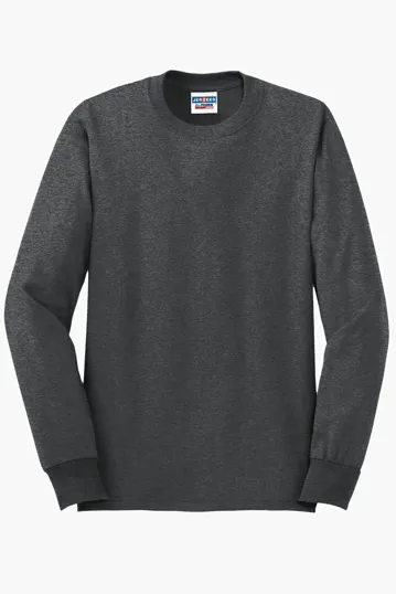 Jerzees Dri-Power Long Sleeve T-Shirt, 50/50 Cotton/Poly — view 26