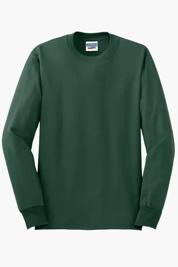 Jerzees Dri-Power Long Sleeve T-Shirt, 50/50 Cotton/Poly — view 30