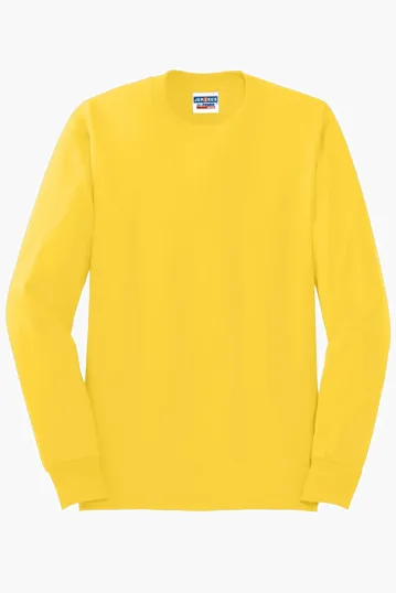 Jerzees Dri-Power Long Sleeve T-Shirt, 50/50 Cotton/Poly — view 32