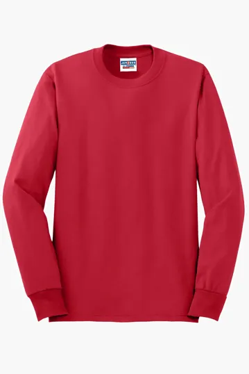 Jerzees Dri-Power Long Sleeve T-Shirt, 50/50 Cotton/Poly — view 39