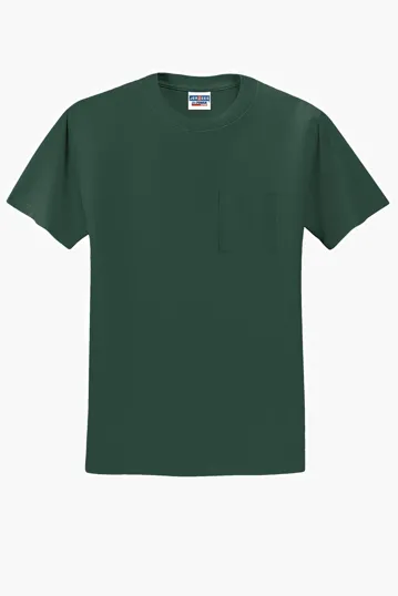 Jerzees Dri-Power 50/50 Cotton/Poly Pocket T-Shirt — view 19