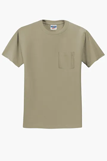 Jerzees Dri-Power 50/50 Cotton/Poly Pocket T-Shirt — view 20