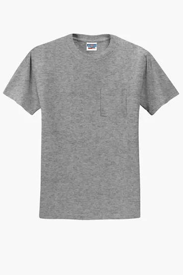 Jerzees Dri-Power 50/50 Cotton/Poly Pocket T-Shirt — view 22