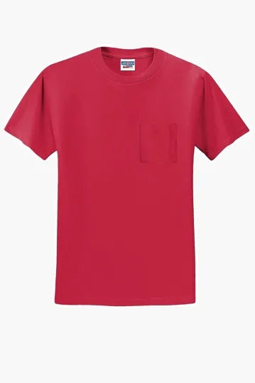 Jerzees Dri-Power 50/50 Cotton/Poly Pocket T-Shirt — view 26