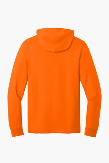 Jerzees Classics Unisex Cotton Long Sleeve Hooded T-Shirt — view 22