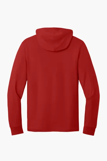 Jerzees Classics Unisex Cotton Long Sleeve Hooded T-Shirt — view 24