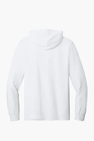 Jerzees Classics Unisex Cotton Long Sleeve Hooded T-Shirt — view 25
