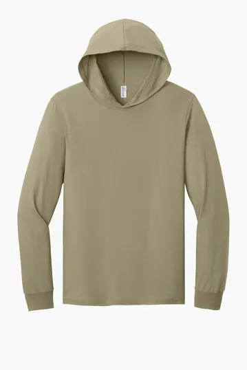 Jerzees Classics Unisex Cotton Long Sleeve Hooded T-Shirt — view 5