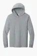 Jerzees Classics Unisex Cotton Long Sleeve Hooded T-Shirt — view 2