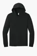 Jerzees Classics Unisex Cotton Long Sleeve Hooded T-Shirt — view 3