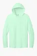Jerzees Classics Unisex Cotton Long Sleeve Hooded T-Shirt — view 7