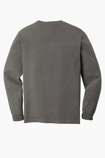 COMFORT COLORS Heavyweight Ring Spun Long Sleeve Pocket Tee. — view 25