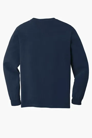 COMFORT COLORS Heavyweight Ring Spun Long Sleeve Pocket Tee. — view 29