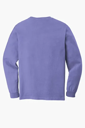 COMFORT COLORS Heavyweight Ring Spun Long Sleeve Pocket Tee. — view 30