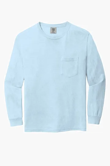 COMFORT COLORS Heavyweight Ring Spun Long Sleeve Pocket Tee. — view 6