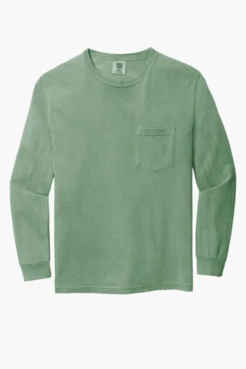 COMFORT COLORS Heavyweight Ring Spun Long Sleeve Pocket Tee. — view 11
