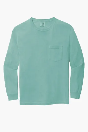COMFORT COLORS Heavyweight Ring Spun Long Sleeve Pocket Tee. — view 13