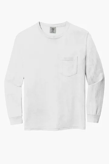 COMFORT COLORS Heavyweight Ring Spun Long Sleeve Pocket Tee. — view 16